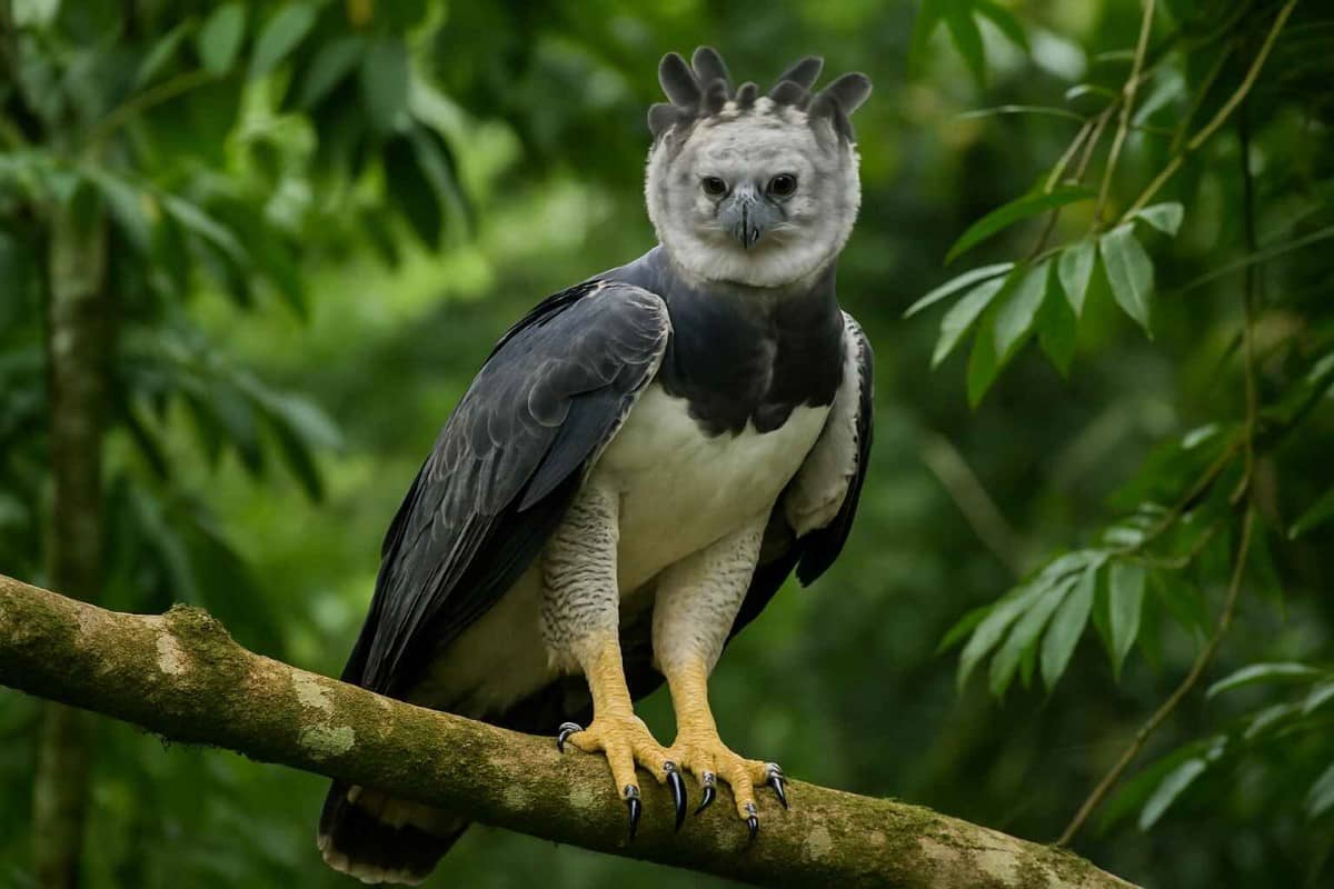 Гарпія сидить