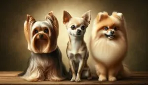 Декоративні породи собак в ряд