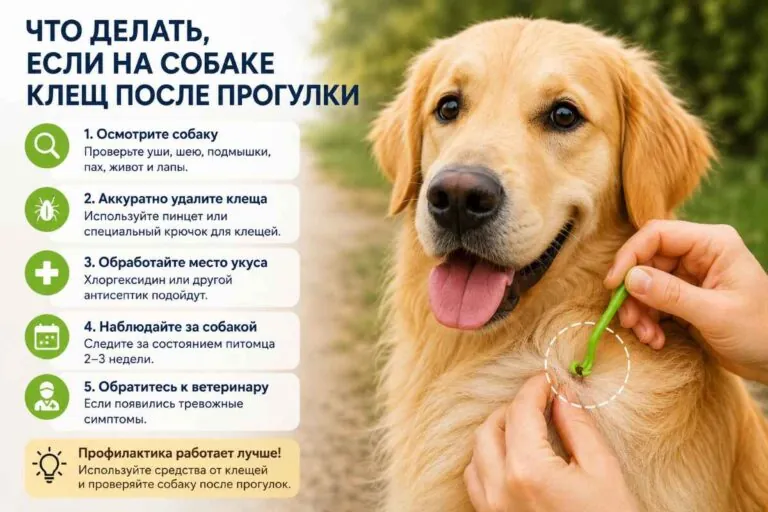 Клещи у собаки
